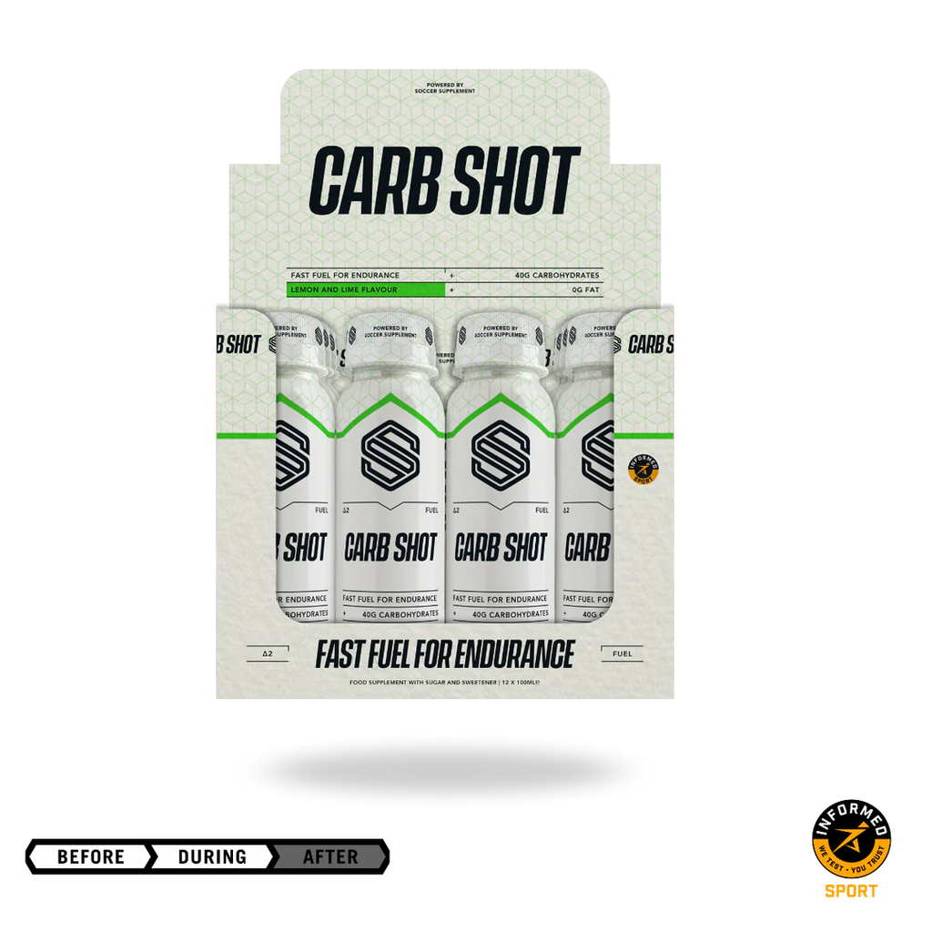 CARB SHOTS Citron & Citron Vert | Énergie Rapide
