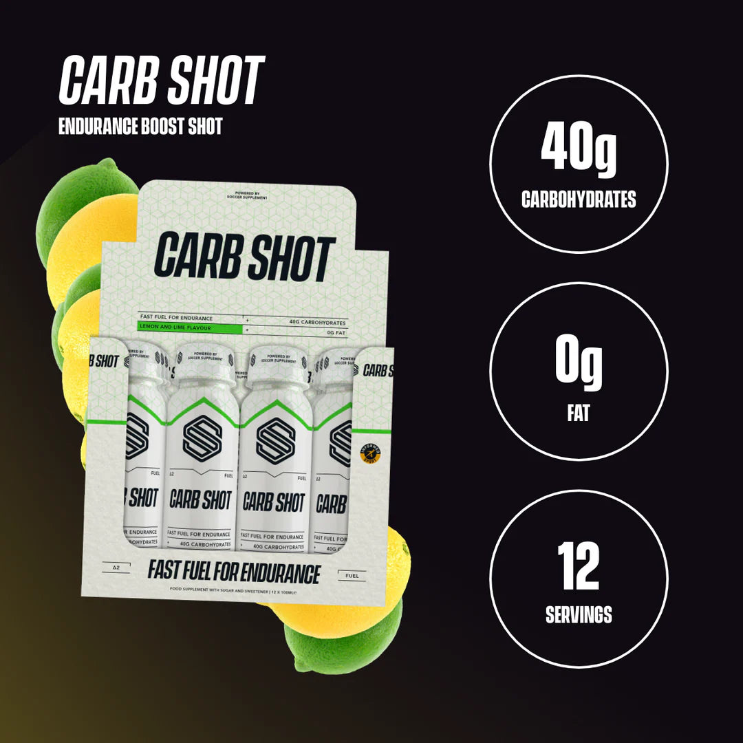CARB SHOTS Citron & Citron Vert | Énergie Rapide