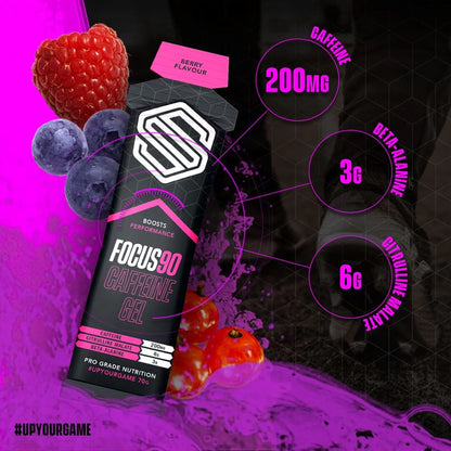 FOCUS90 | Gel Énergisant Pré-Match