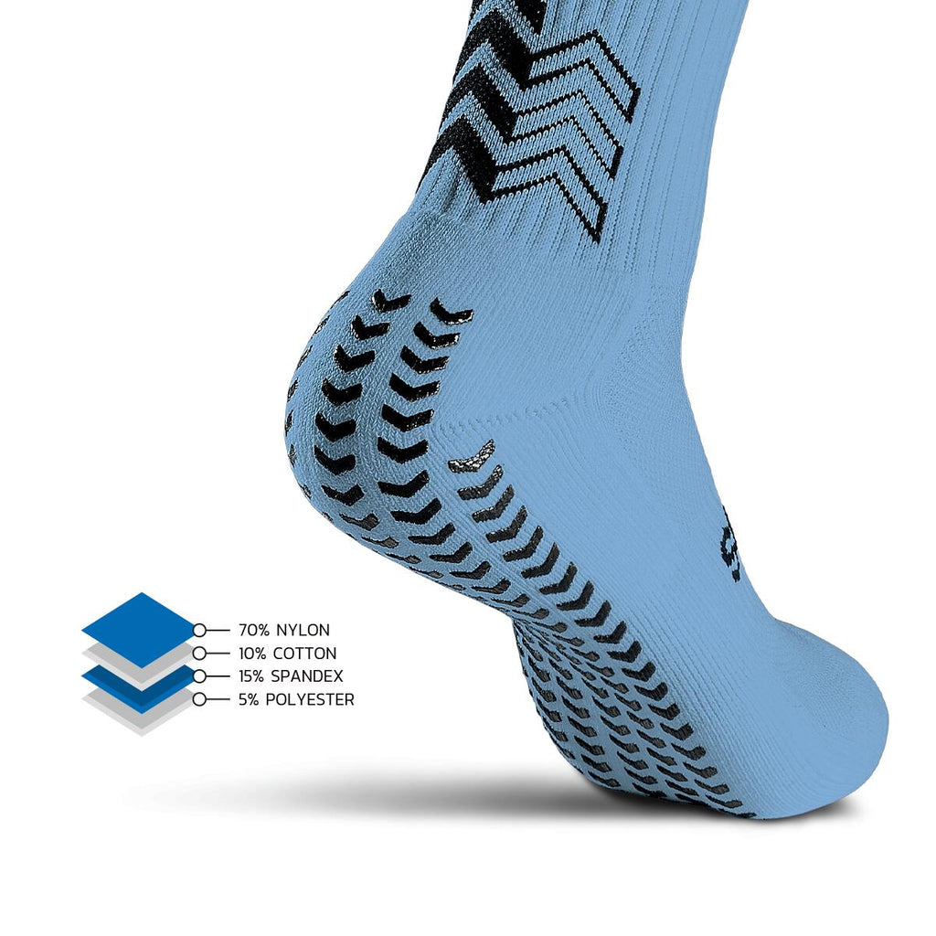 Chaussettes Antidérapantes SOXPro - Bleu Clair
